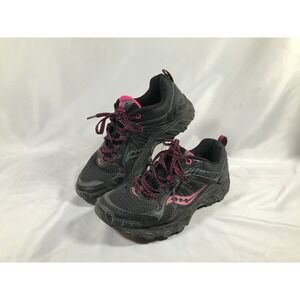 Saucony Eclipse TR3 Black & Pink Lace-Up Sneakers Womens US 7.5 UK 5.5 EU 38.5
